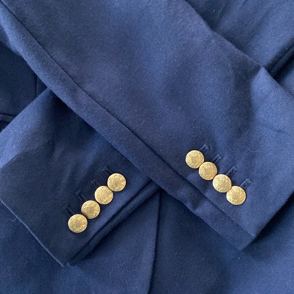 J. Crew Schoolboy Wool Blend Blazer/Suit Jacket - Size 0 - Picture 10 of 10